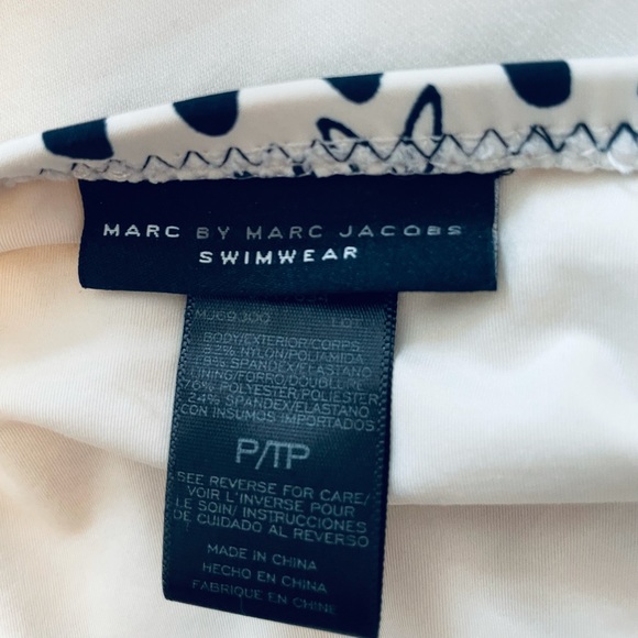 Marc by Marc Jacobs black and white print bikini - Picture 3 of 3